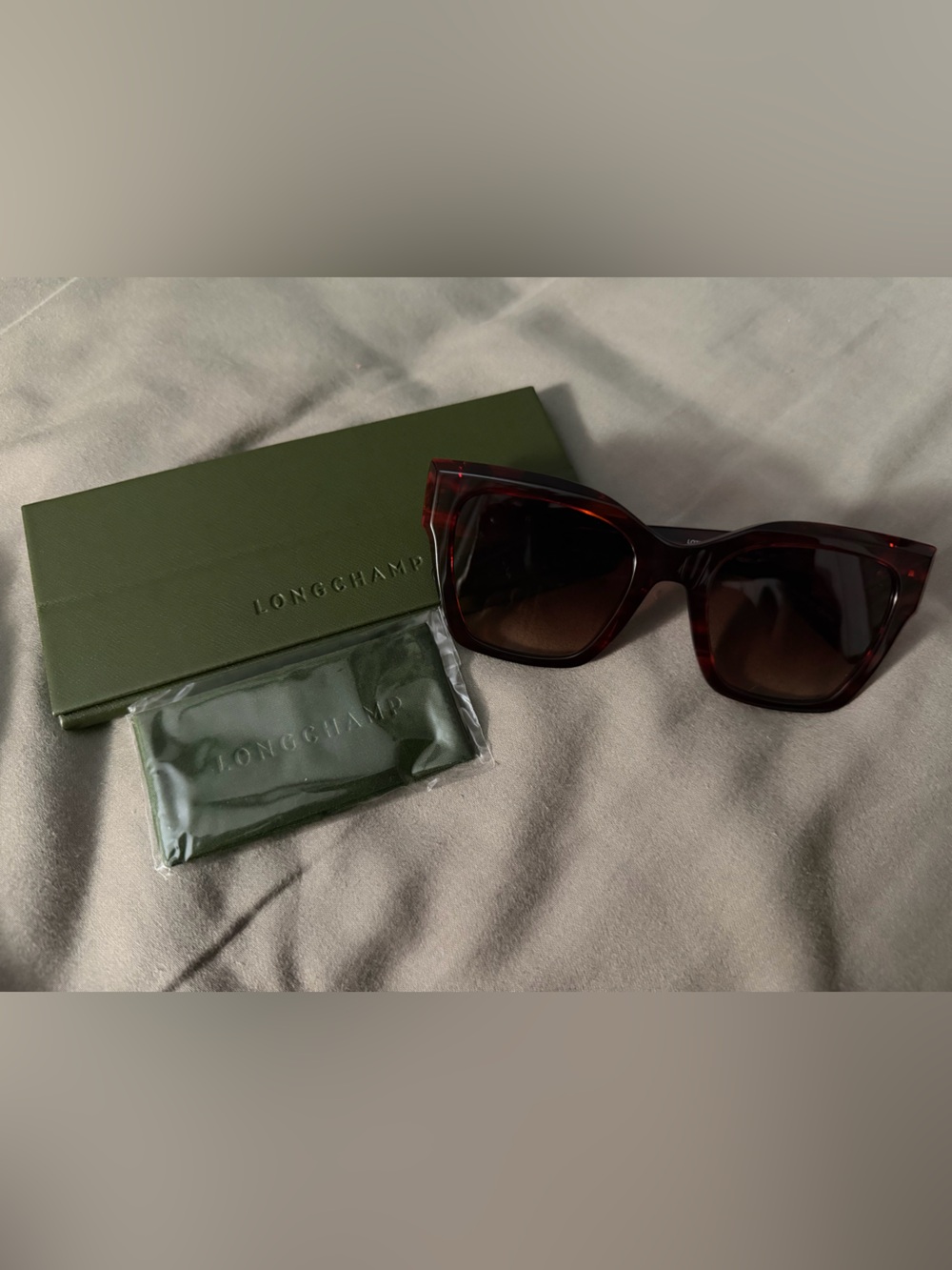 LONGCHAMP  Sunglasses - Dark Red/Burgundy(NWOT)